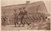 CANADA WWI MILITARY THE KING REVIEWS THE CANADIANS AT THE FRONT POSTCARD