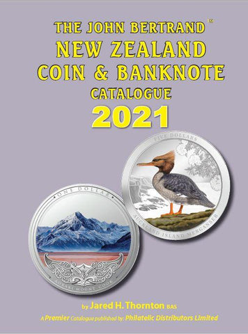2021 JOHN BERTRAND NZ COIN & BANKNOTE CATALOGUE - SIGNED BY THE AUTHOR