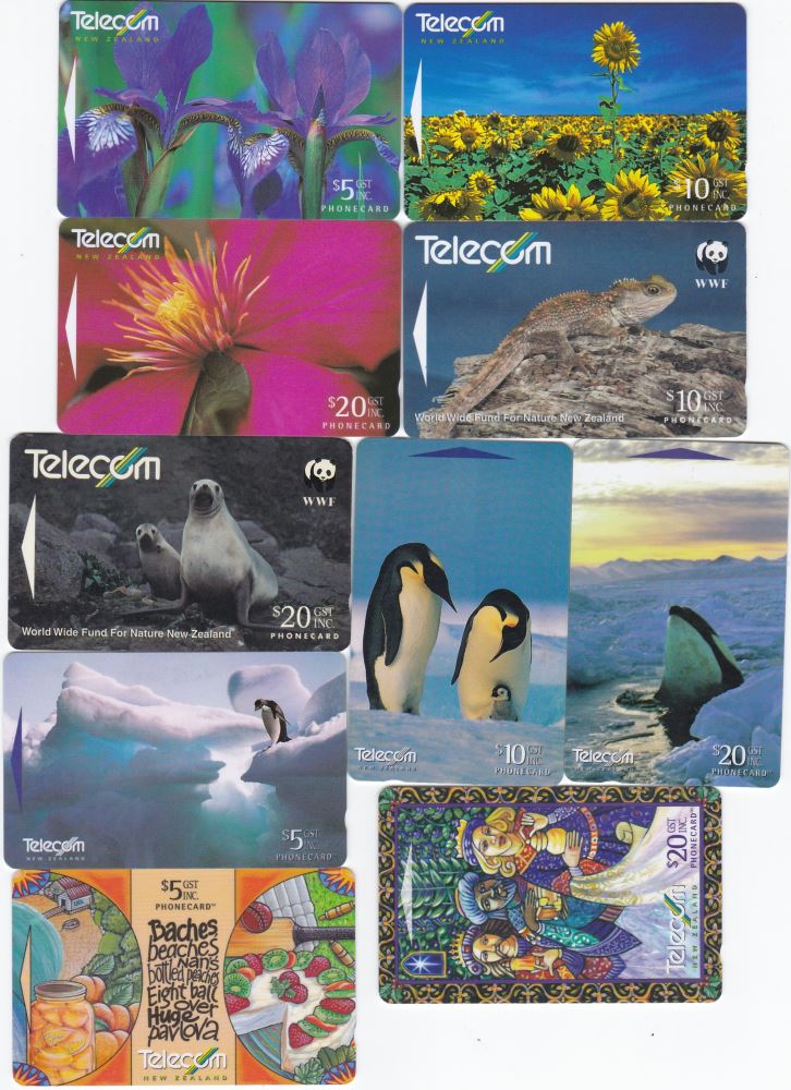 Telecom Label Cards 10 x ASSORTED TELECOM PHONECARDS ALL USED GOOD CONDITION – John ...