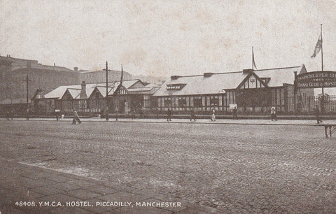 MILITARY YMCA HOSTEL PICCADILLY MANCHESTER POSTCARD