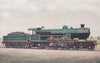 GB DE GLEHN COMPOUND EXPRESS ENGINE GWR POSTCARD
