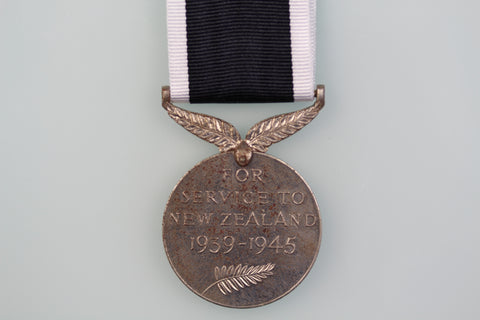 WWII 1939-1945 NEW ZEALAND WAR SERVICE MEDAL