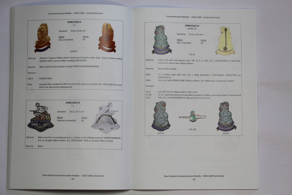 CATALOGUE NZ COMMEMORATIVE MEDALS 19391940 CENTENNIAL John Bertrand