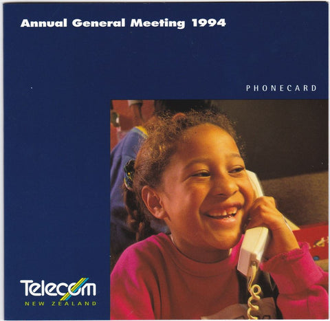 1994 TELECOM ANNUAL GENERAL MEETING $5 PHONECARD