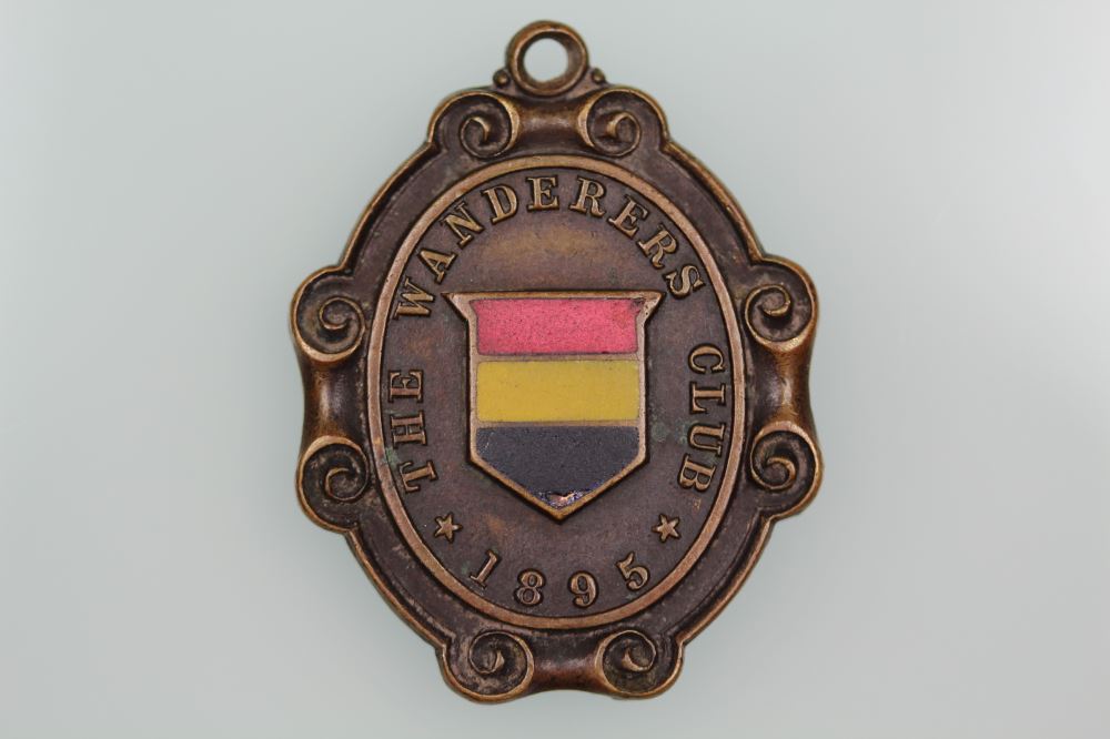 GB THE WANDERERS CLUB 1895 MEDAL BRONZE