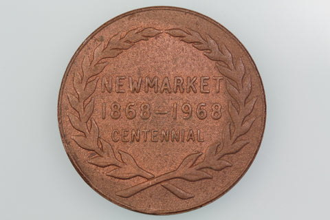 NZ NEWMARKET CENTENNIAL MEDAL 1968 MP1968/2 aEF