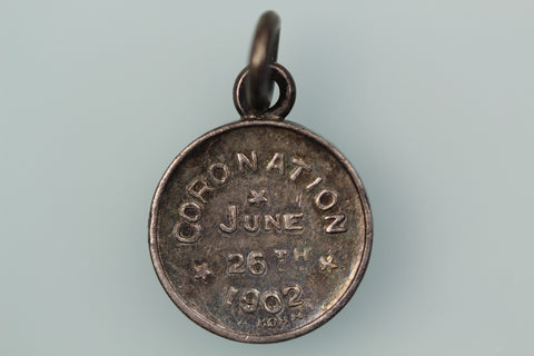 NZ CORONATION MEDALET COIN 1902 M.1902/7 EXTREMELY FINE