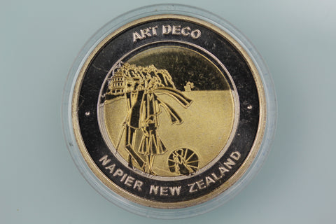 NZ NAPIER ROTARY MEDALET COIN 2004 MP.2004/7 UNCIRCULATED