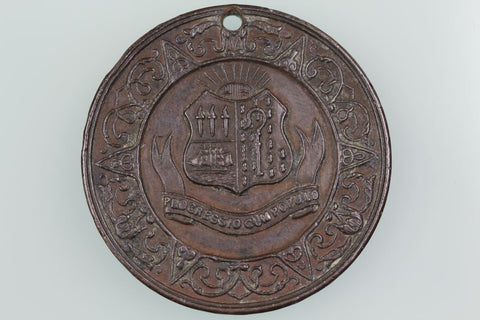 GB EASTHAM EDUCATION AUTHORITY PERFECT ATTENDANCE 1904 MEDAL AWARDED