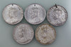 CORONATION GEORGE V 1911 ALUMINIUM MEDALLION  x 5