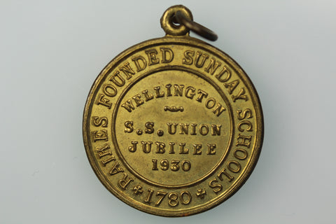 NZ RAIKES SUNDAY SCHOOL MEDALET 1930 M.1930/2 EXTREMELY FINE