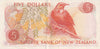 NZ KNIGHT 5 DOLLARS BANKNOTE ND(1975-77) P.165c gEF