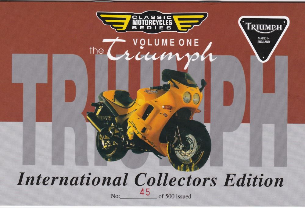 TRIUMPH CLASSIC MOTORCYCLES 1996 TELECOM PHONECARD