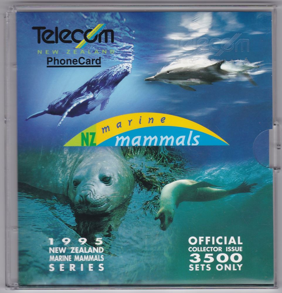 NZ MARINE MAMMALS (FISH) 1995 TELECOM PHONECARD