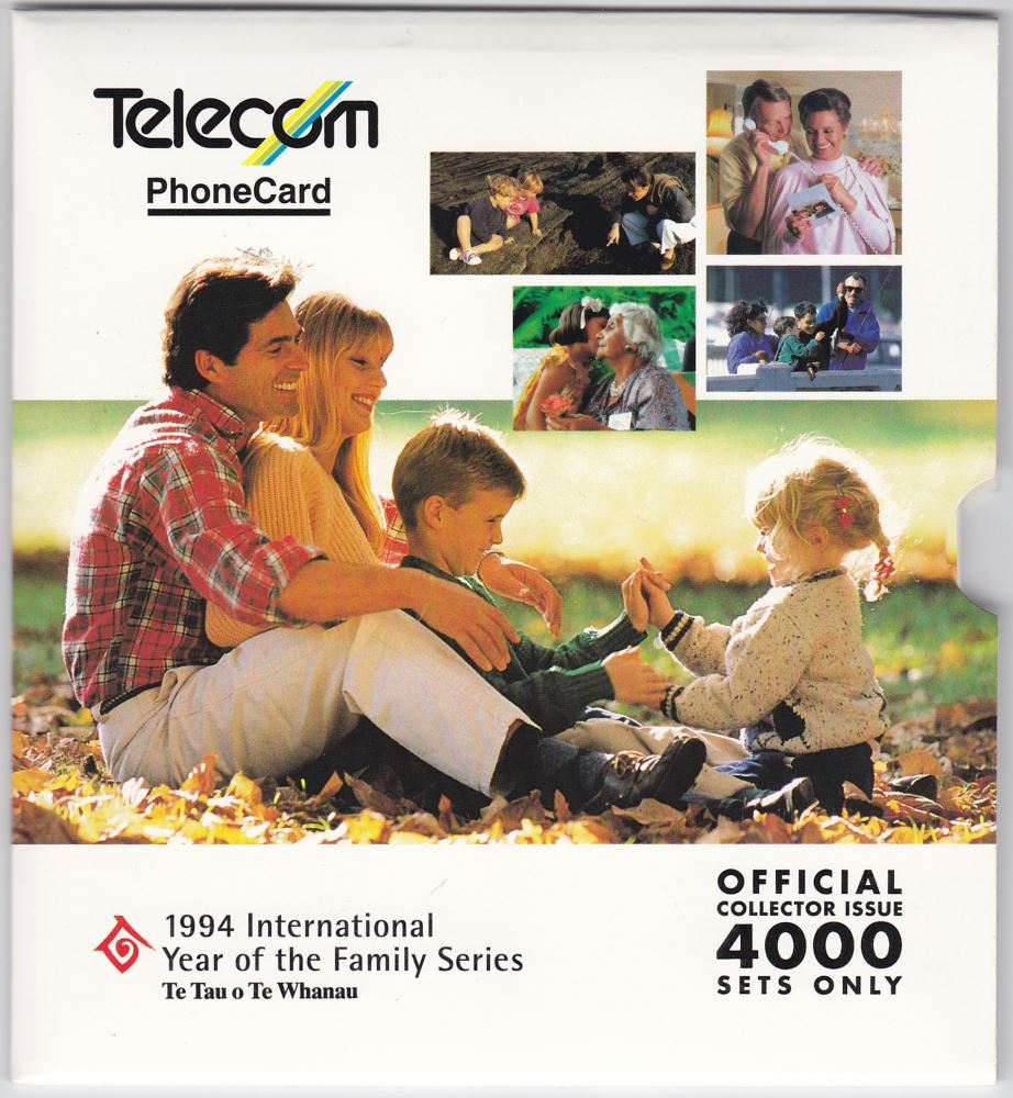 Telecom Label Cards ADCARD 1994 YEAR THE FAMILY TELECOM PHONECARD PACK – John Bertrand ...