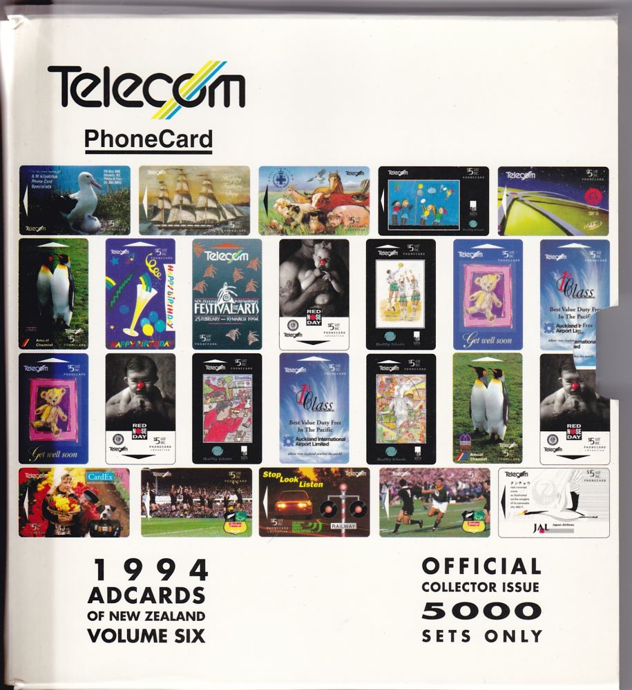 ADCARD SERIES 1994 VOL 6 TELECOM PHONE CARD PACK