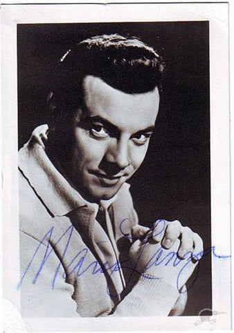 AUTOGRAPH MARIO LANZA SIGNED PHOTO