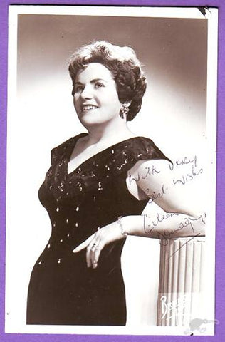 AUTOGRAPH EILEEN DONAGHY SIGNED POSTCARD