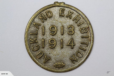 M1913-1914/4 AUCKLAND EXHIBITION MEDAL SILVERED