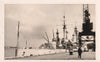 MILITARY NAVAL SHIP WHOSE WHERE? REAL PHOTO POSTCARD