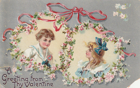 A GREETING FROM THY VALENTINE POSTCARD