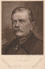 MILITARY WWI GERMAN GENERAL VON SCHOLTZ ARTIST VON H KAUFFMAN POSTCARD