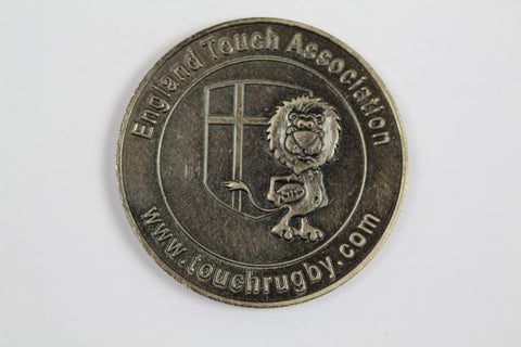 GB ENGLAND TOUCH ASSOCIATION MEDAL BRIGHT METAL NOT AWARDED