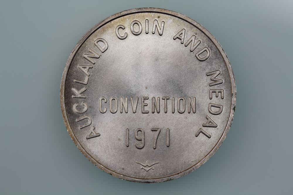 MP1971/8 AUCKLAND COIN CONVENTION MEDAL SILVER