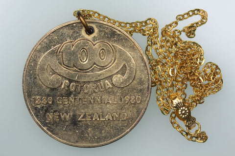 MP1980/3 ROTORUA CENTENNIAL MEDALLION BRASS