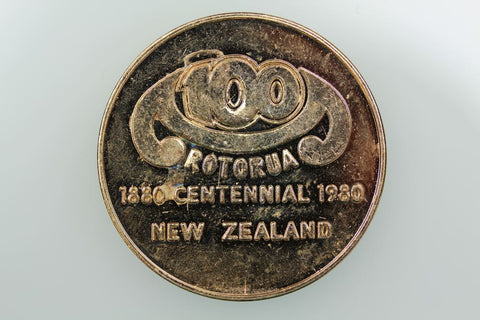 MP1980/2 ROTORUA CENTENNIAL MEDALLION BRASS