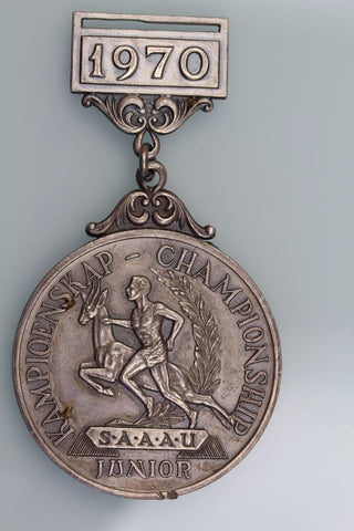 SOUTH AFRICAN AMATEUR ATHLETIC UNION 1970 RUNNING RELAY MEDAL